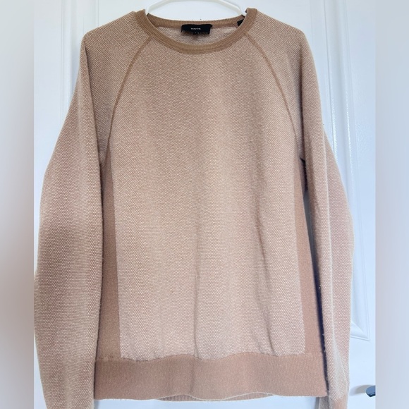 Vince cashmere and wool Men's Tan Sweater S #16 - Picture 1 of 7